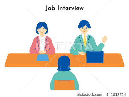 People who are taking a job interview People who are taking a job interview 141852734
