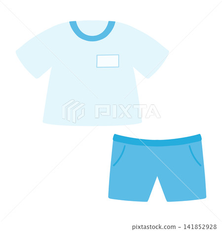 幼兒園和學校可使用的簡易體育課制服 幼兒園和學校可使用的簡易體育課制服 141852928