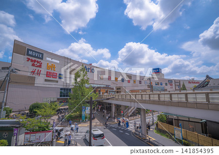 Exterior view, tenant signs, and pedestrian deck of Ario Kameari [Kameari, Katsushika Ward, Tokyo] 141854395
