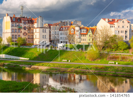 Residential Architecture of Srodka District by Warta River in Poznan Poland Residential Architecture of Srodka District by Warta River in Poznan Poland 141854765