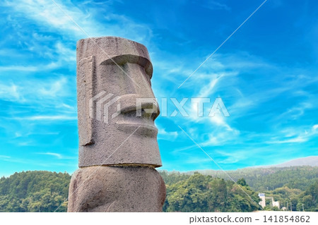 Moai statues, symbols of reconstruction, located in Minamisanriku Town, Miyagi Prefecture (4) Moai statues, symbols of reconstruction, located in Minamisanriku Town, Miyagi Prefecture (4) 141854862