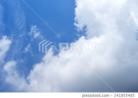 夏日天空，藍天，夏季，八月景象 [神奈川縣] 141855485
