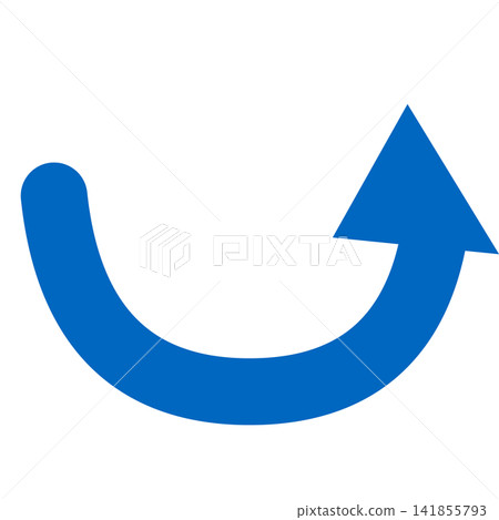 Redo arrow, blue redo arc Redo arrow, blue redo arc 141855793