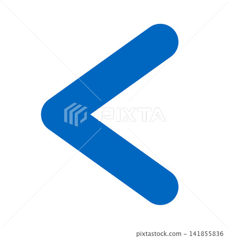 Less than sign (blue left-pointing inequality sign) Less than sign (blue left-pointing inequality sign) 141855836