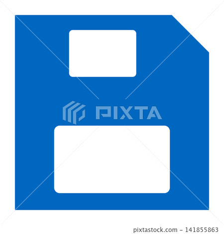 Save floppy disk, blue save symbol Save floppy disk, blue save symbol 141855863