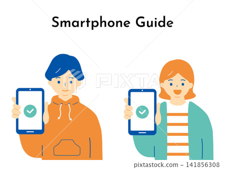People who use smartphones People who use smartphones 141856308