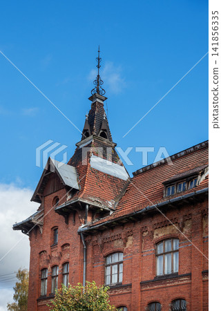 Building of the former German psychiatric clinic in Gvardeysk, Russia Building of the former German psychiatric clinic in Gvardeysk, Russia 141856335