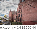 Red brick ensemble of the Tapiau Castle in Gvardeysk. Russia 141856344