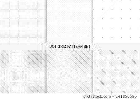 6 Monochrome Dot Paper Patterns Vector, Printable Grid Background Collection for Bullet Journal, Stationery and Editorial Design 6 Monochrome Dot Paper Patterns Vector, Printable Grid Background Collection for Bullet Journal, Stationery and Editorial Design 141856580