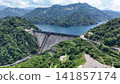 <Aerial view of Okutadami> Lake Okutadami as seen from Okutadami Dam <Aerial view of Okutadami> Lake Okutadami as seen from Okutadami Dam 141857174