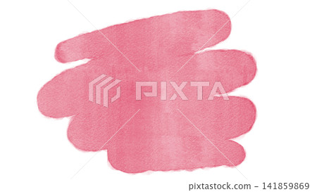 Pink square watercolor marker stroke, heading background material Pink square watercolor marker stroke, heading background material 141859869