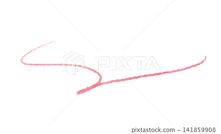Thin pink hand-painted swoosh lines, elegant decorative accent material. Thin pink hand-painted swoosh lines, elegant decorative accent material. 141859908