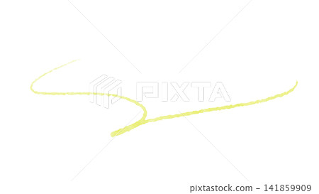 Thin, hand-painted yellow swoosh lines, elegant decorative accent material. Thin, hand-painted yellow swoosh lines, elegant decorative accent material. 141859909