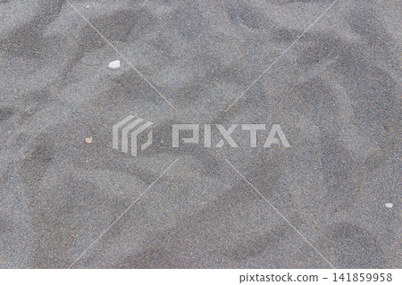 Texture of black volcanic sand for background Texture of black volcanic sand for background 141859958