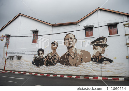 THAILAND PHUKET OLD TOWN STREET ART THAILAND PHUKET OLD TOWN STREET ART 141860634