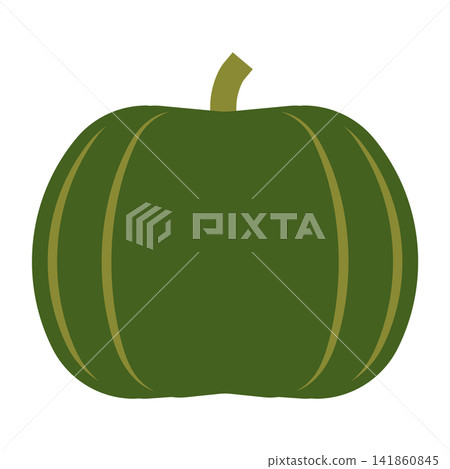 A green pumpkin with a simple design A green pumpkin with a simple design 141860845