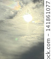 The sun coming out of the clouds 141861077