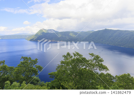 Lake Mashu (Located in Hokkaido, Japan, boasts the clearest water in Japan and the second clearest water in the world after Lake Baikal in Russia) Lake Mashu (Located in Hokkaido, Japan, boasts the clearest water in Japan and the second clearest water in the world after Lake Baikal in Russia) 141862479