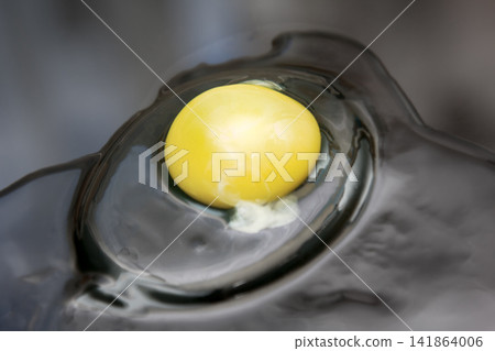 break egg on black background break egg on black background 141864006