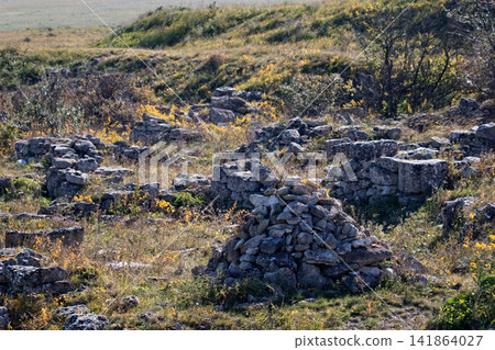 Old archaeological excavations abandoned Old archaeological excavations abandoned 141864027