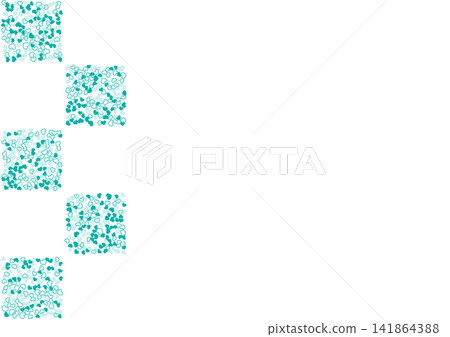Heart pattern background Green 3 colors Border and solid color Heart Heart pattern background Green 3 colors Border and solid color Heart 141864388