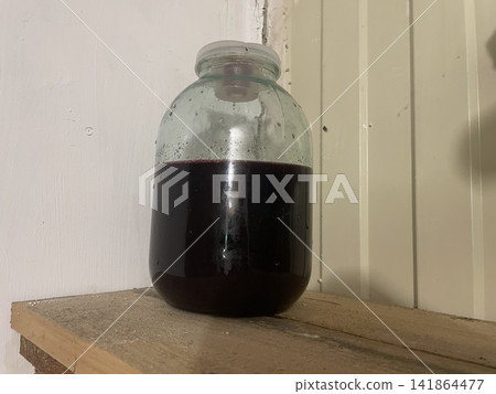 Homemade wine production process at home Homemade wine production process at home 141864477