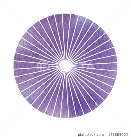 Japanese umbrella illustration 141865093