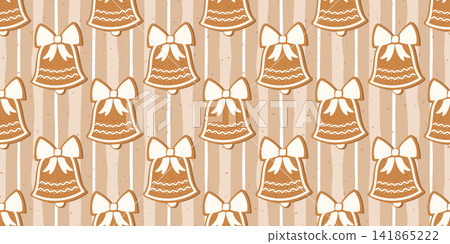Line hohoho gingham snowman new year christmas background pink. Snowflake checkered texture for festive and playful holiday. Design seamless pattern with bow stripe icing snack. Line hohoho gingham snowman new year christmas background pink. Snowflake checkered texture for festive and playful holiday. Design seamless pattern with bow stripe icing snack. 141865222