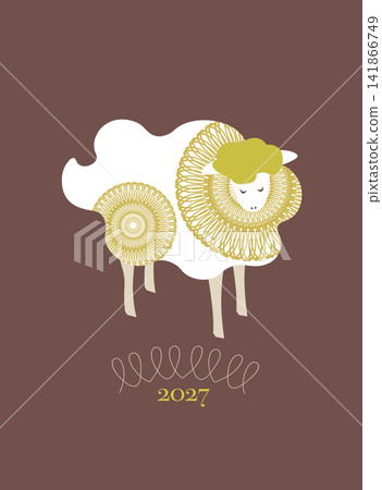Sheep illustration Sheep illustration 141866749