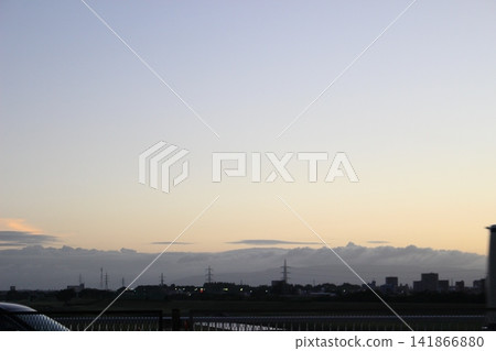 Beautiful twilight sky Beautiful twilight sky 141866880