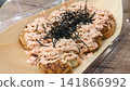 Mentai mayo takoyaki from a takoyaki shop 141866992