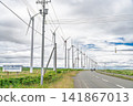 Summer at the Orolon Line and Otonrui Wind Power Plant, Horonobe Town, Hokkaido 141867013