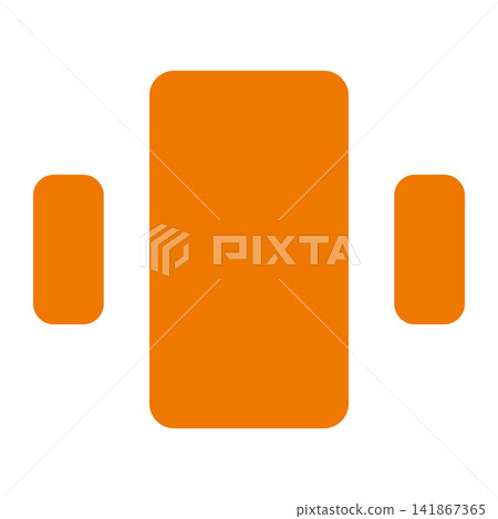 One sheet at a time: the orange sheet in the center and the thin edges on either side. One sheet at a time: the orange sheet in the center and the thin edges on either side. 141867365