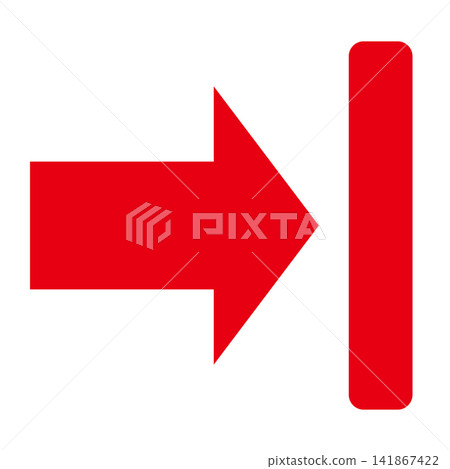 Limit Point Wall: The red arrow hits the wall and stops. 141867422