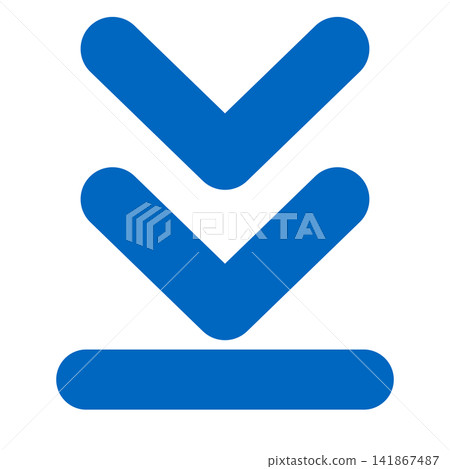 The double arrow indicating capture: two blue downward-pointing valley shapes and a bar. The double arrow indicating capture: two blue downward-pointing valley shapes and a bar. 141867487