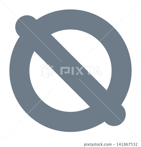 Cutting lines: Thick diagonal lines crossing the gray circle. Cutting lines: Thick diagonal lines crossing the gray circle. 141867532