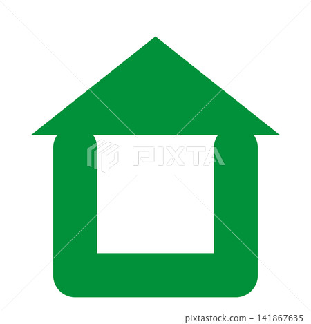 The roof of the evacuation shelter: A large green roof and the wall below. The roof of the evacuation shelter: A large green roof and the wall below. 141867635