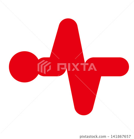 The pulse waveform is a wave resembling an electrocardiogram, running from the red dot to the right. The pulse waveform is a wave resembling an electrocardiogram, running from the red dot to the right. 141867657