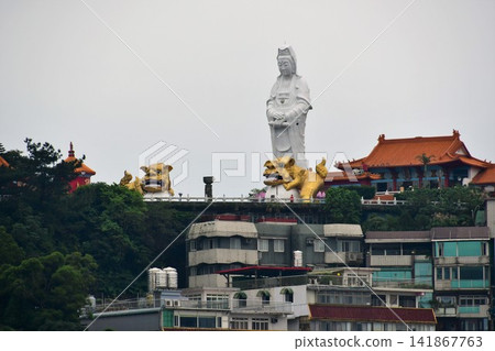 Taiwan, Keelung, Zhongzheng Park, Great Buddha Zen Temple, Kannon Statue Taiwan, Keelung, Zhongzheng Park, Great Buddha Zen Temple, Kannon Statue 141867763