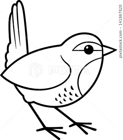 Cute cartoon chucao bird drawing Cute cartoon chucao bird drawing 141867820