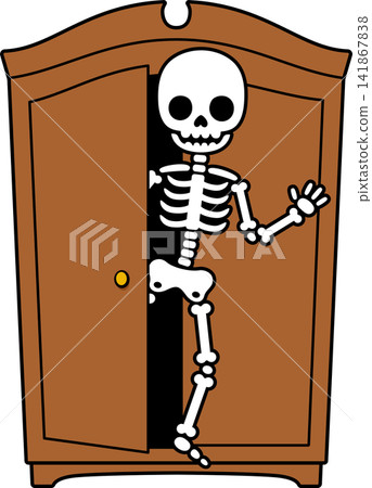 Skeleton in the closet Skeleton in the closet 141867838