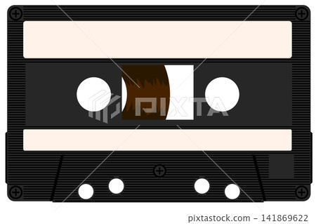 retro black cassette tape media storage vector illustration flat design on transparent background vintage music concept. no people. graphic element. retro black cassette tape media storage vector illustration flat design on transparent background vintage music concept. no people. graphic element. 141869622