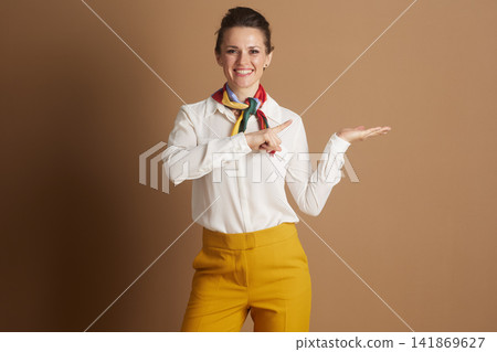 Confident Professional Woman Presenting 141869627