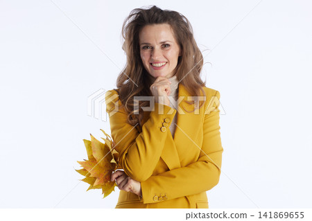 Autumnal Reflection of a Businesswoman Autumnal Reflection of a Businesswoman 141869655