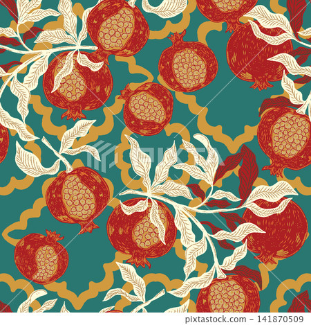 seamless pattern with raspberry seamless pattern with raspberry 141870509