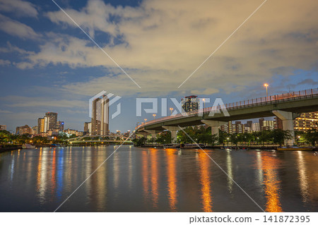 大阪水城夜景 大阪市 大阪水城夜景 大阪市 141872395