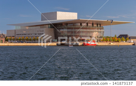 Copenhagen Opera House on the Waterfront in Copenhagen Denmark Copenhagen Opera House on the Waterfront in Copenhagen Denmark 141873137