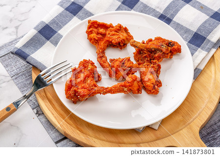 crispy Deep Fried Chicken Wishbones Seasoned Poultry Skeleton Spiced Bone In Asian Snack crispy Deep Fried Chicken Wishbones Seasoned Poultry Skeleton Spiced Bone In Asian Snack 141873801
