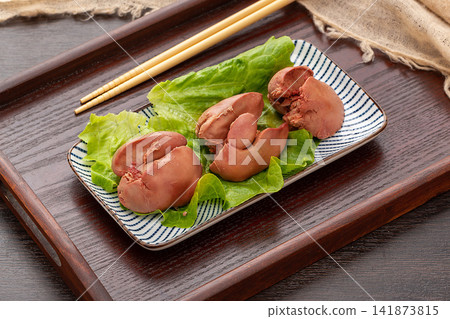 chinese Braised Chicken Liver Traditional Marinated Poultry Offal Savoury Asian Delicacy chinese Braised Chicken Liver Traditional Marinated Poultry Offal Savoury Asian Delicacy 141873815