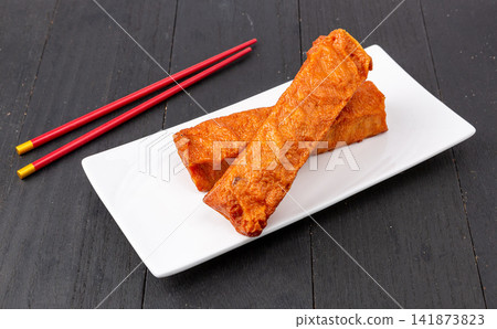 traditional Chinese Chicken Meat Rolls Sliced Steamed Seasoned Poultry Loaf Ham traditional Chinese Chicken Meat Rolls Sliced Steamed Seasoned Poultry Loaf Ham 141873823